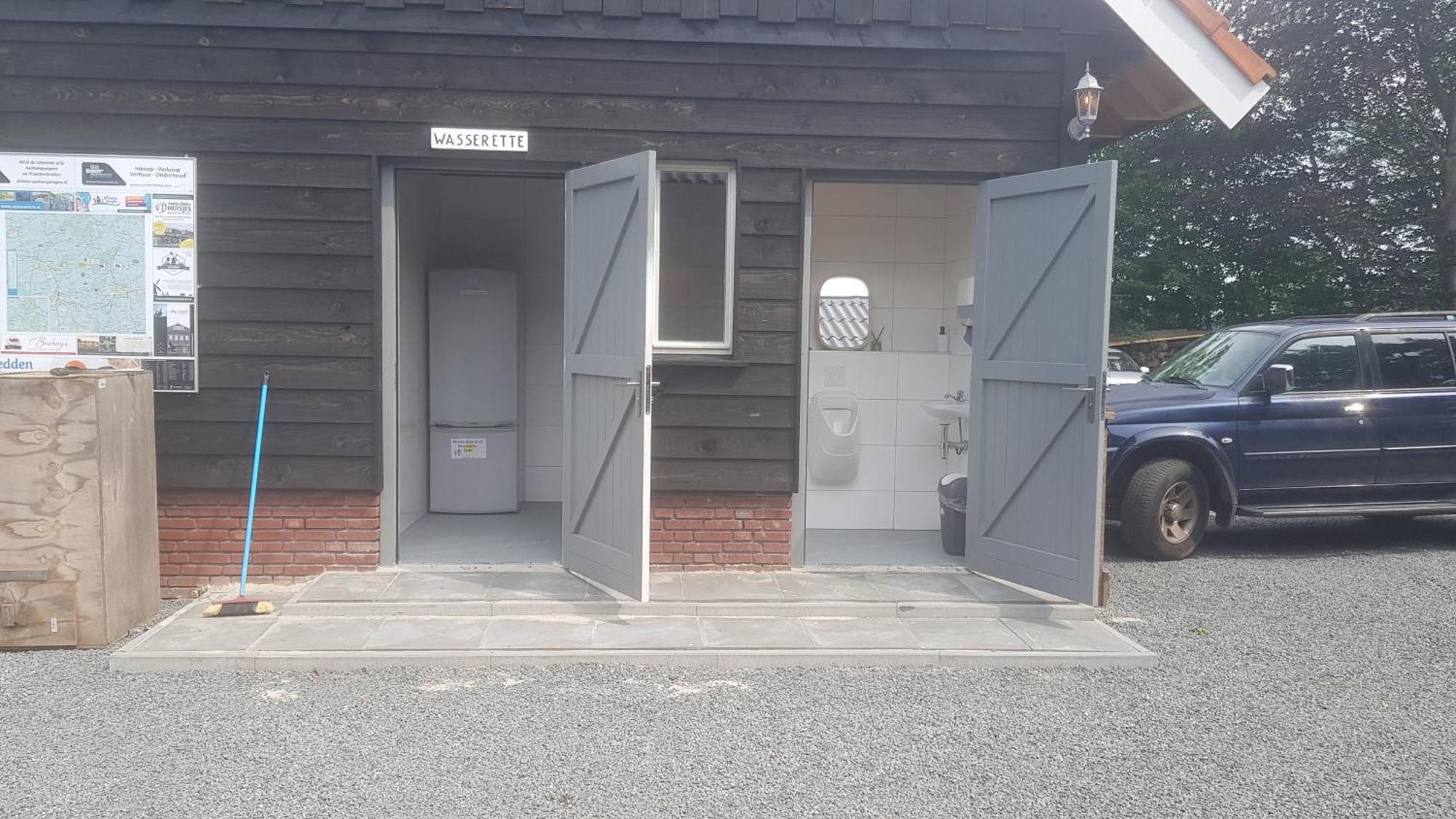 Basic Ingerichte Vouwwagen Op Camping Westenenk, Wijster ภายนอก รูปภาพ